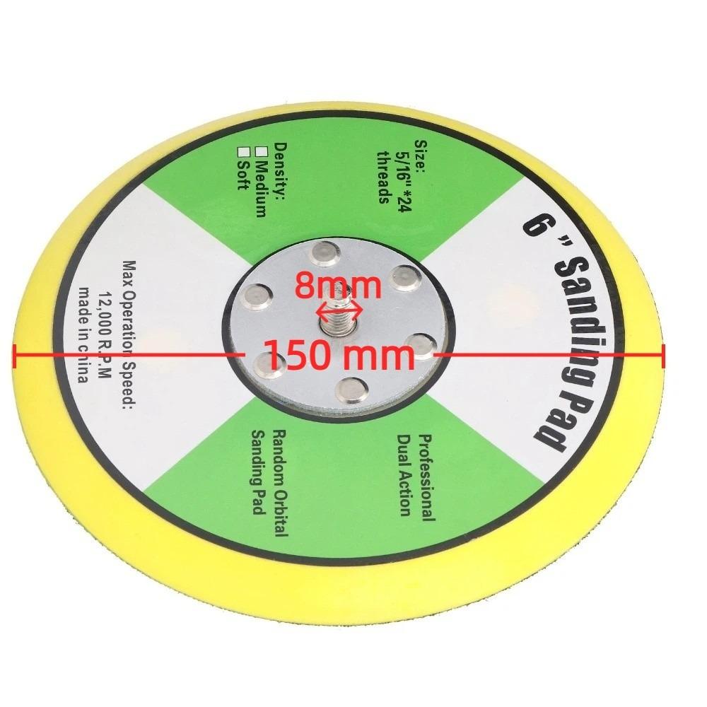 5 Inch / 6 Inch Backing Pad Sander Pad  for Sanding, Finishing, Polishing and Buffing