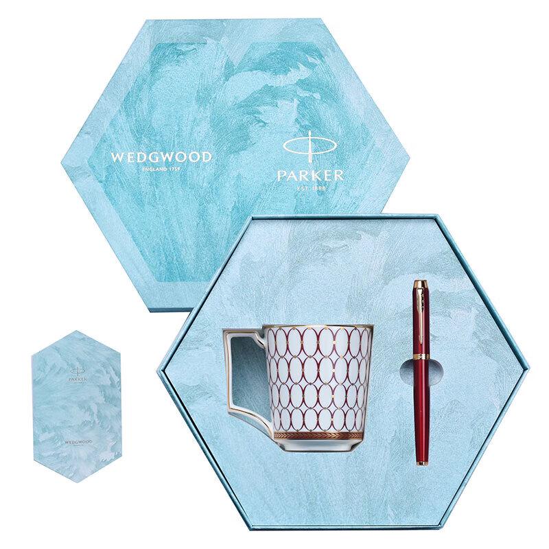 Подарочный набор: Кружки Wedgwood и Роллерковая ручка Parker