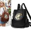 PU Rucksack Damen Diebstahlsicherer Rucksack Multifunktionale Umhängetasche