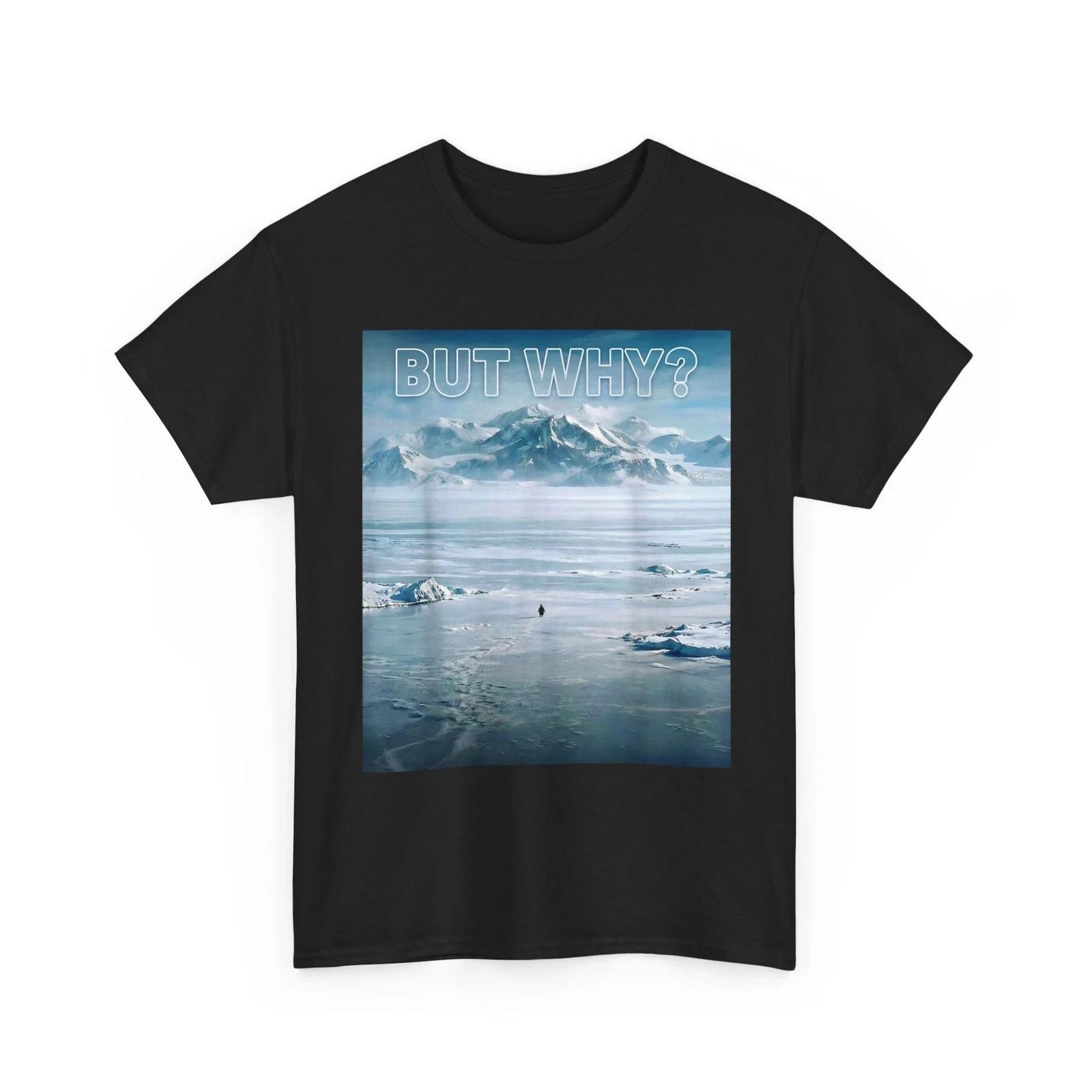 Trendy Nihilist Penguin But Why T-Shirt M