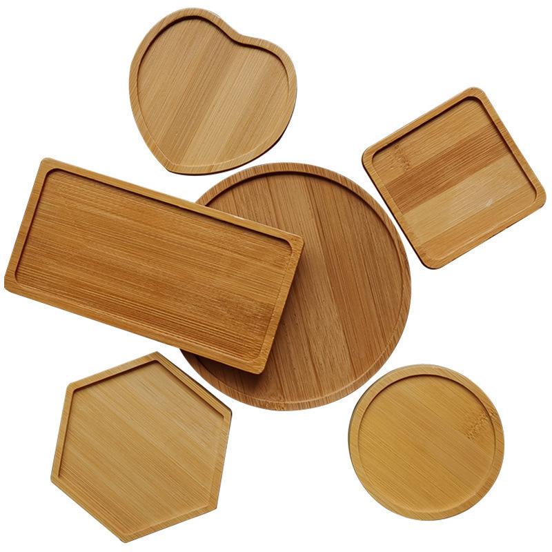 DIY Mosaic Coaster Handmade Material Kit Creative Bamboo Tableware Mat Wooden Tray Plate Kindergarten Children DIY Craft Decor
