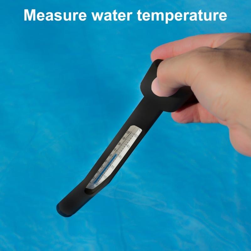 Pool Thermometer with String for Outdoor Swimming Pool Hot Tubs Fish Pond Easy Read Floating Water Temperature Meter