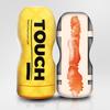Vacuum Sucking Silicone Tight Pocket Pussy Aircraft Cup Realistic Vagina Anal Male Masturbator Adult Sex Toys For Men 18+