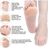 8pcs Coussinet Plantaire Gel Coussin Gel Pieds,coussinet d'avant-pied,Soulager la Douleur Plantaire pour homme et femme