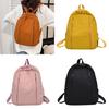 Trendy Solid Color Large Capacity Backpack For College And Travel With Breathable Design