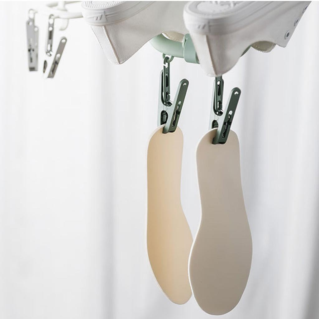 Rotating Shoe Rack Double Hook Shoe Drying Rack Household Shoe Drying Rack