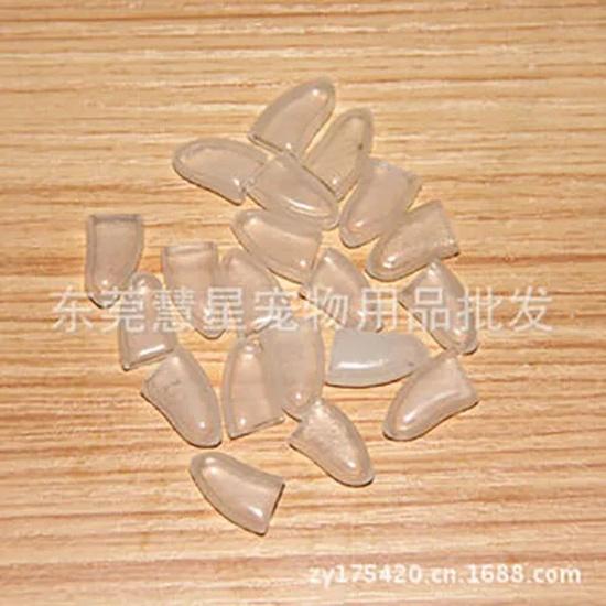 Hot sale 20Pcs/Lot Colorful Soft Rubber Pet Dog Cats Kitten Paw Claws Control Nail Caps Cover Size XS-XXL With Adhesive Glue