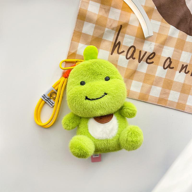 Cartoon Dog Capybara Elephant Bear Dinosaur Cat Plush Toy Keychain For Gift Giving
