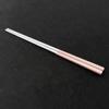 10Pair Resuable 23.5cm Square Chopsticks Top 18/0 Stainless Steel Japanese Black Gold Sushi Hashi Reusable Colorful Chopsticks