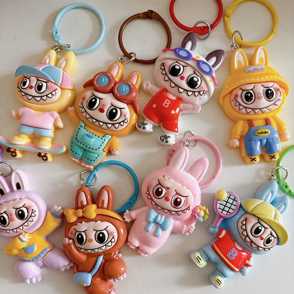 Key Ring Cartoon Pendant Girl Bag Cute Pendant Backpack Accessories Girlfriend