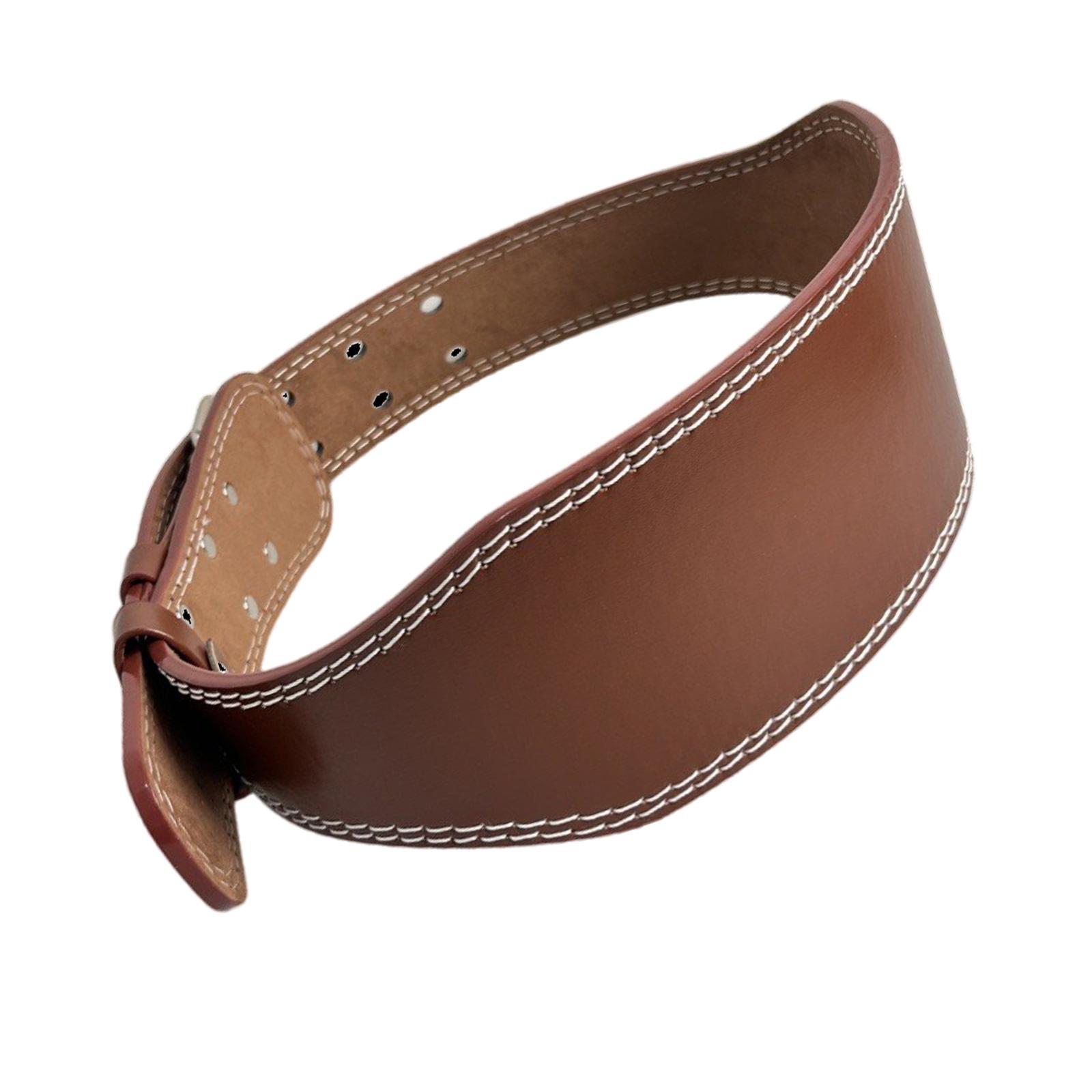 

Breathable PU Waist Support Belt Wide Waistband For Office Workers And Active Lifestyles Fitness Weightlifting Band S коричневый