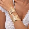 Ocean Wind Metal Pen Starfish Bracelet Bracelet Exaggerated Design Sense Open Bracelet Female