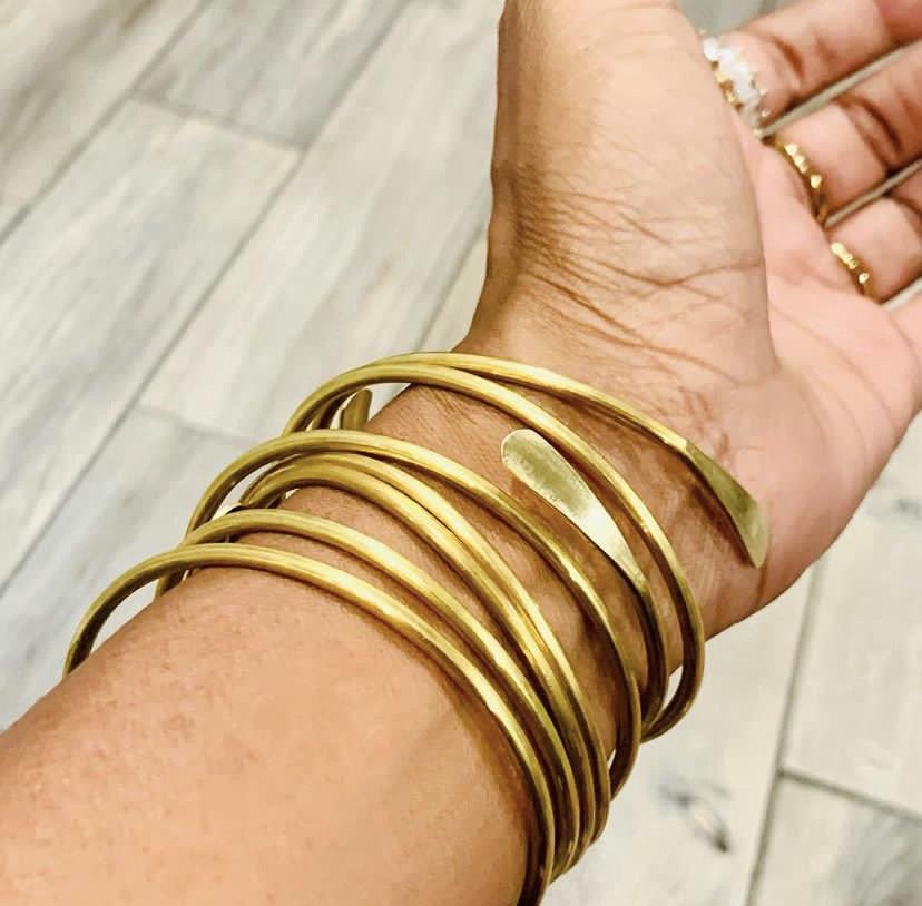 Bohemian-Style 12-Piece Multi-Layer Alloy Bracelet Set for Women