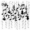 Decorazioni a Spirale Pendenti Note Musicali Spirali Musicali in Alluminio Ritagli a Spirale Decorazione da Soffitto a Spirale per Festa a Tema Musicale Matrimonio Baby Shower Forniture per Compleanno