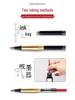 Sandalwood Handle Soft Brush Pen for Calligraphy Practice - Chinese Style with Ink Cartridge and Engraving.