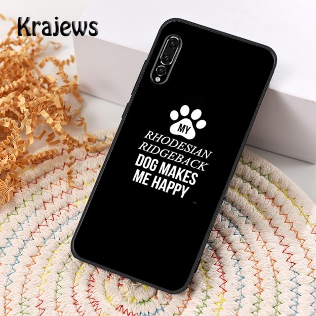 Krajews Rhodesian Ridgeback Dog Phone Case Cover For iPhone 17 Air 16 15 14 Plus 11 Pro Max 13 Pro Max 12 Max Coque