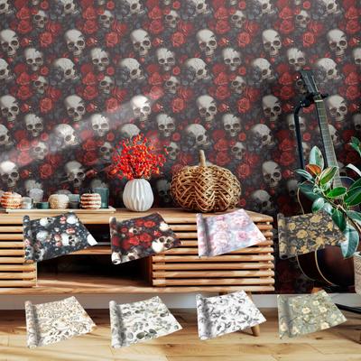Self-adhesive Wall Decals Artistic Patterns Home Decor Kitchen Living Room Waterproof Oil-Resistant PVC Wallpaper