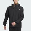 New Adidas MUST HAVES FW24 HOODED Jackets Coats Men's Black JG8515