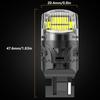 Katur 2x T20 7440 W21W Car Led Bulb Reverse Bulb Turn Signal Light 7440 w21w Replacement Bulb Super Bright 6000K White For Mazda