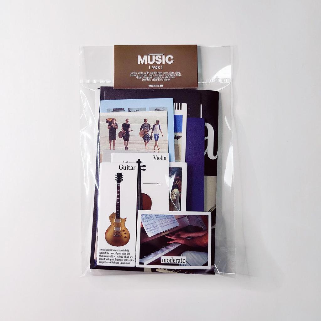 Korean Aesthetic Journal Collage Sticker Pack - Mood Decor & Poster Materials