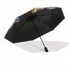 Electric Pentagram Glow-in-the-Dark Sticker Umbrella, Christmas Gift Y352
