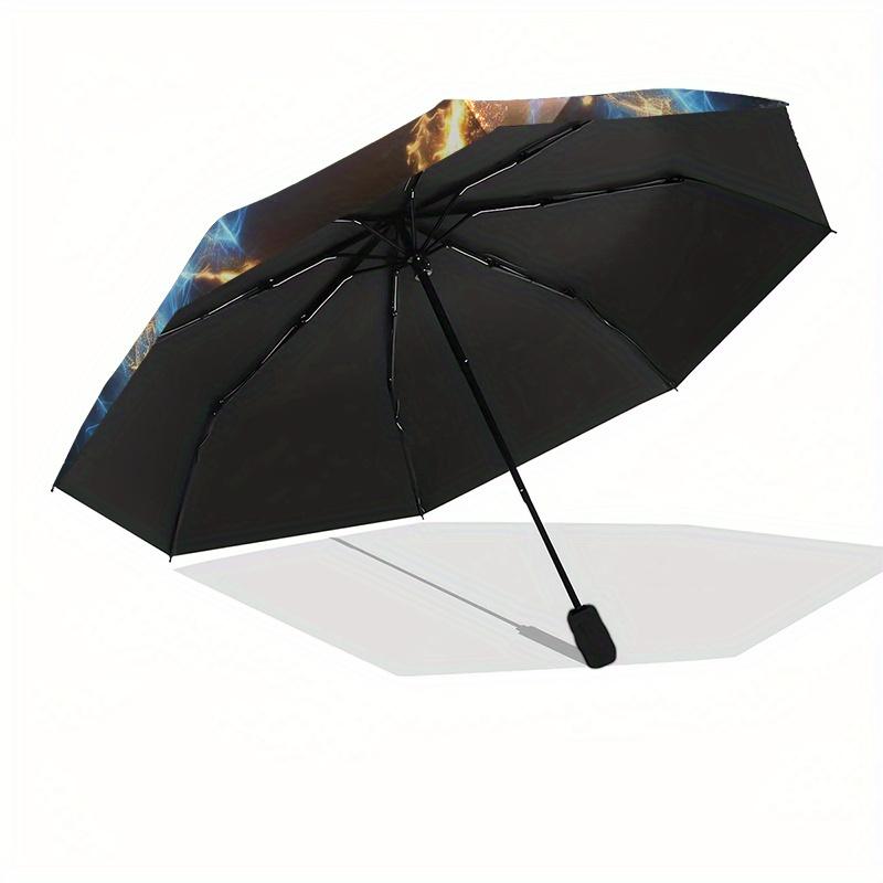 Electric Pentagram Glow-in-the-Dark Sticker Umbrella, Christmas Gift Y352