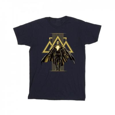 Boys Black Adam Rising Golden Symbols T-Shirt