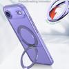 For iPhone Air Case Compatible with MagSafe TPU + Acrylic Kickstand Phone Cover
