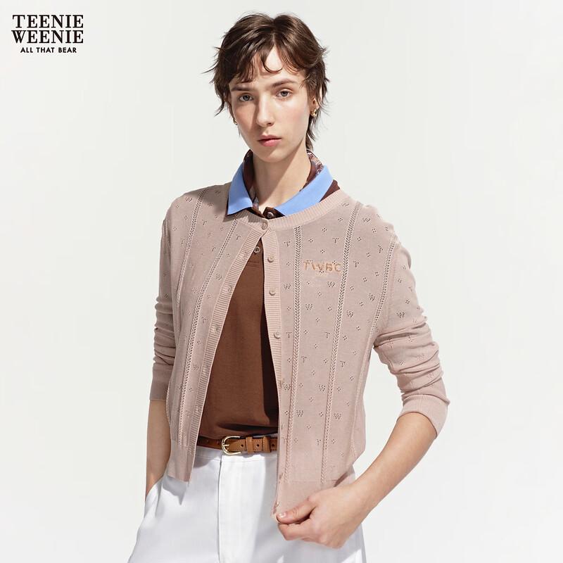 Teenie Weenie Bear Letter Knit Cardigan L