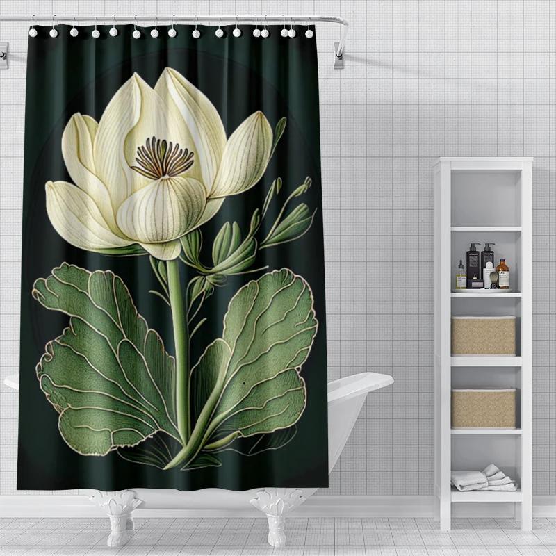 Home Shower Curtains for Bathroom Waterproof Fabric Modern Nordic Style Bathroom Curtains Shower Curtain 180x200 240x180 Aaaa