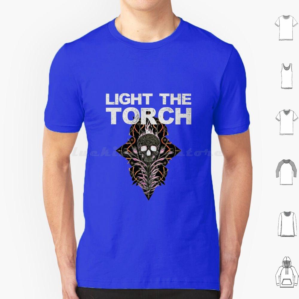 Metal Fan Art Light The Torch T Shirt 6xl Cotton Cool Tee Metal Metalband Light The Torch Metalcore Bandshirt Metalheads
