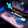 Anime Cute Columbina Mousepad Nonslip Rubber Gaming Genshin Impact Mouse Pad Keyboard Mat Computer PC Laptop Pad XXL Desk Mat