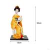 Ethnische japanische Geisha-Puppen, Kimono, 30,5 cm, Dekor, Ornament, Mädchen-Statue, Skulptur für Tisch