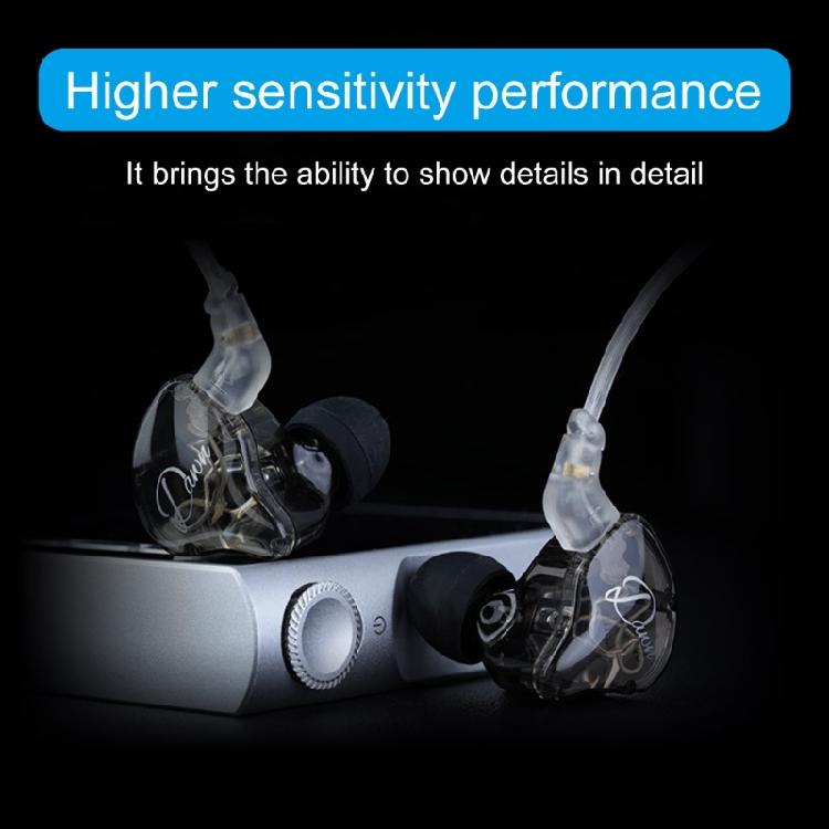 In-Ear-Kopfhörer Dynamische 10-mm-Treibereinheit Kopfhörer mit Kabelsteuerung für immersives Musik- und Spielerlebnis