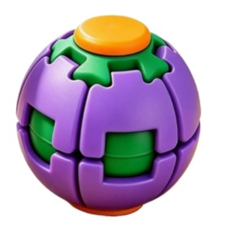 Druk Op De Roterende Decompressiebal Vingertop Gyro Puzzel Rubiks Kubus Bal Volwassen Kantoor Verveling Decompressie Speelgoed.