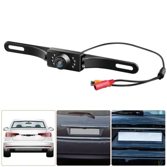 

170-градусная рамка номерного знака автомобиля заднего хода 8 светодиодная камера заднего вида ночного видения