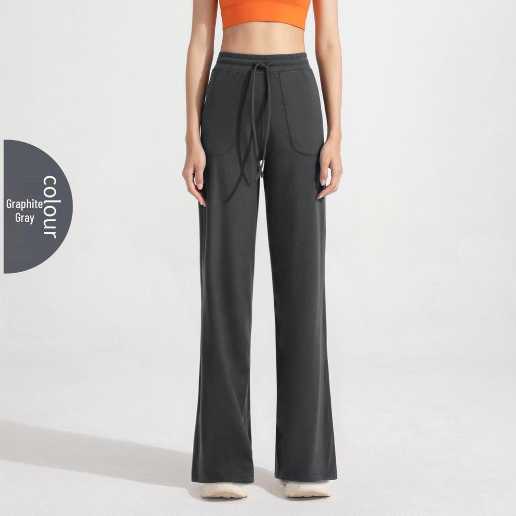 Athena Lulu Women's Antibacterial High-Waist Straight Leg Yoga Pants