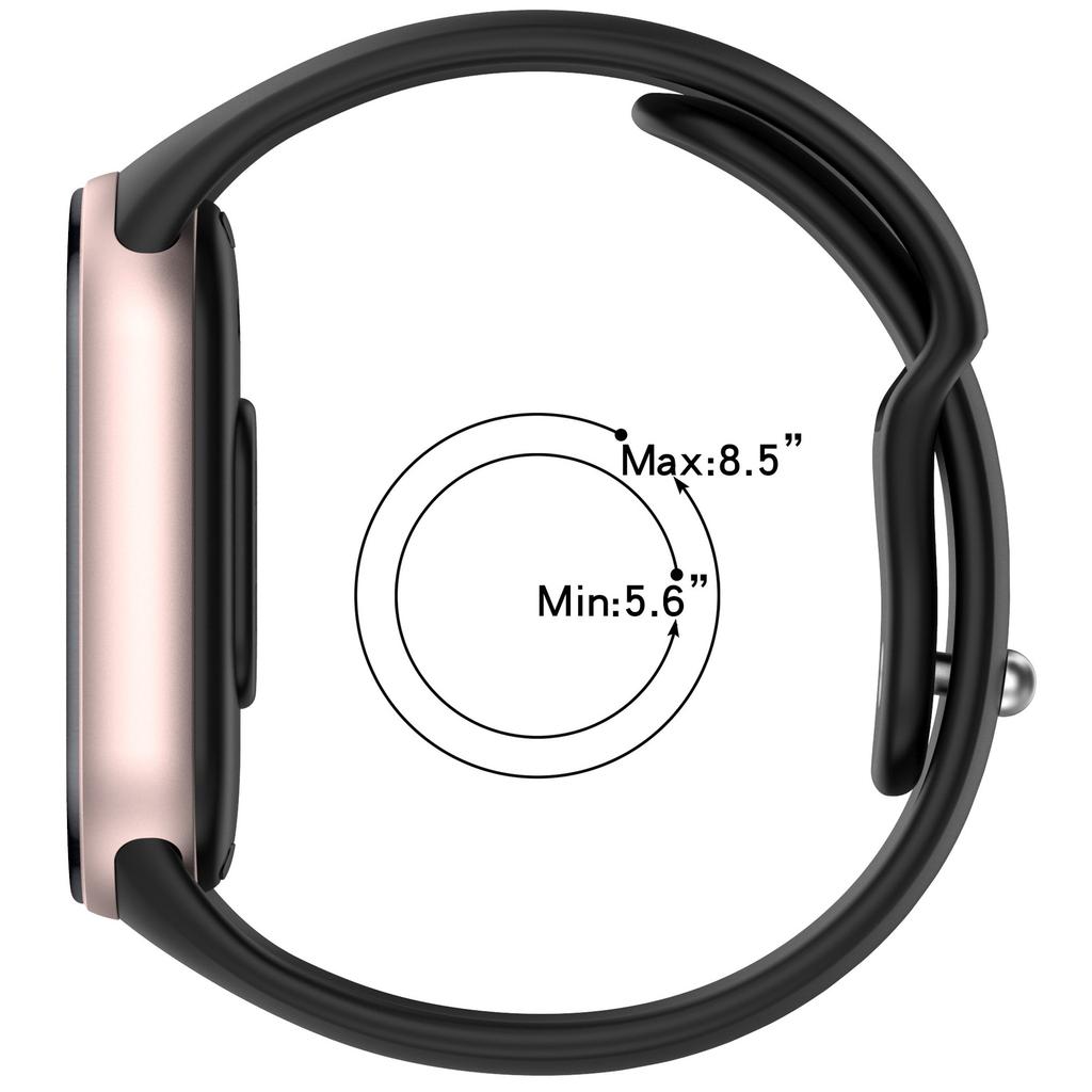Silicone Solid Color Strap For Xiaomi Mi Band 10 9 8 Strap NFC Sport Rubber Bracelet Wristband for Xiaomi Smart Band 8 9 10 watch band