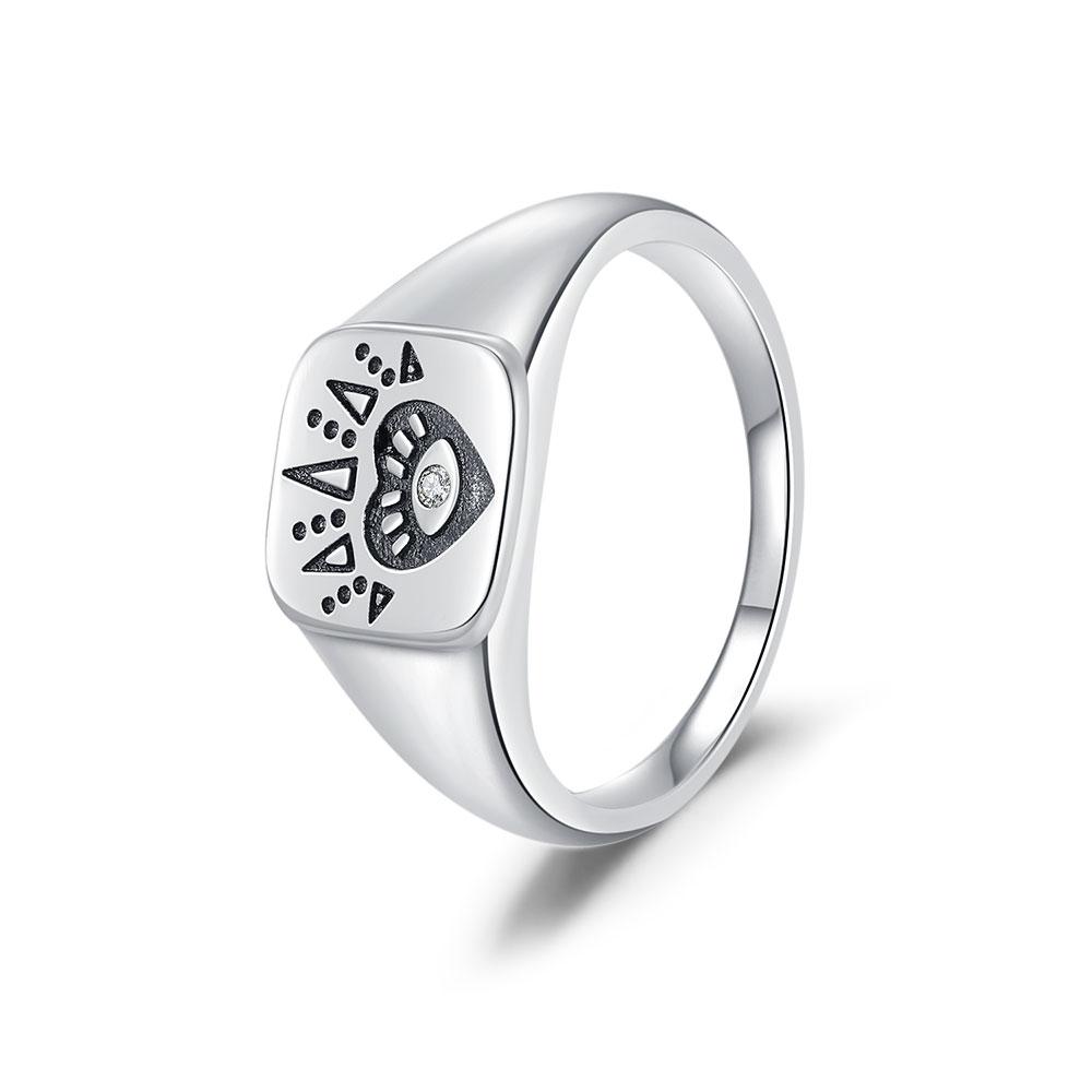 

925 Original Sterling Silver Ring Sun, Moon and Stars Brilliant Zircon Suitable for Women s Jewelry Gifts 2024 Hot Sell 6