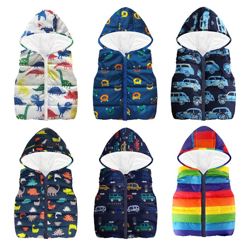 Little Boys Dinosaur Pullover Hoodies Casual Hooded Kids Long Sleeve Sweatshirts for Toddler 3-8 Years