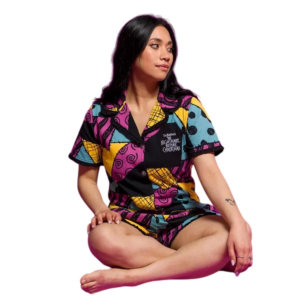 Noční můra před Vánoci Dámský/Dámský Krátký Pyžamový Set Sally