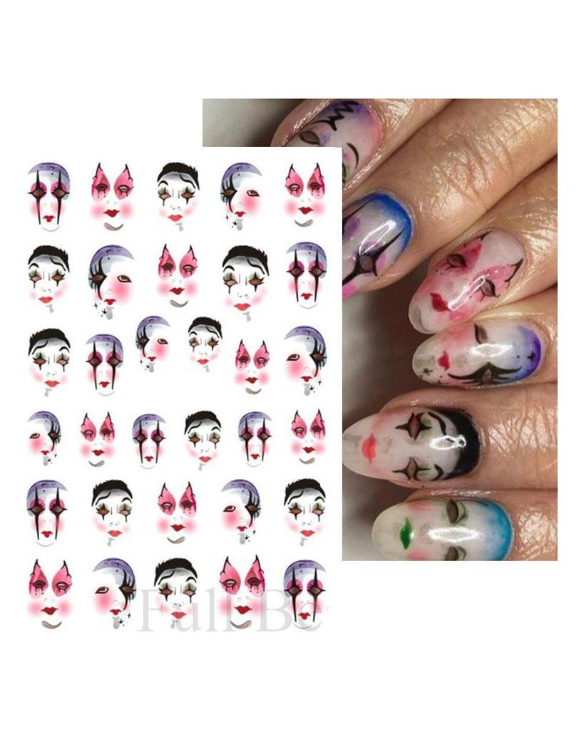 Water Nail Decal and Sticker Flower Leaf Tree Green Simple Summer Slider for Manicure Nail Art Watermark Tips