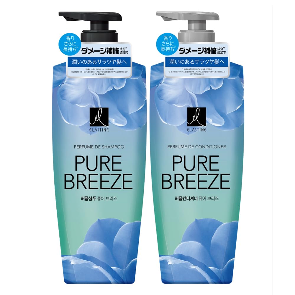 [ELASTINE Official] Elastine Perfume Hair Care Series (Pure Breeze Main Set 600ml)