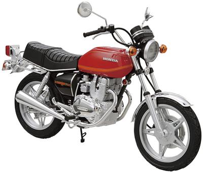 AOSHIMA The Bike Series Honda CB400T 1978 Plastic Model 1/12 No.35 HAWK-II