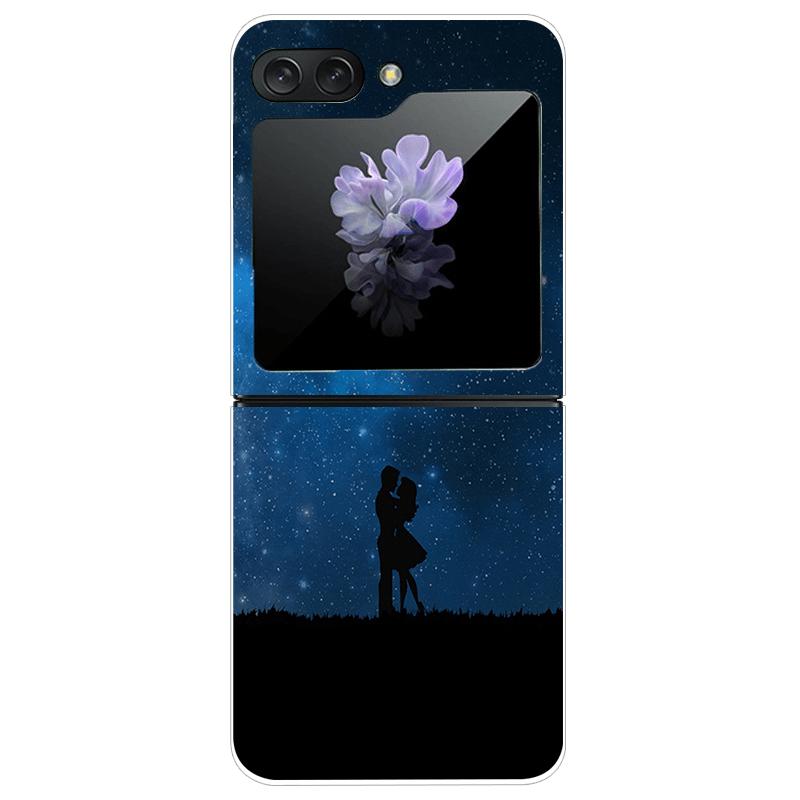 Clear Phone Case For Samsung Galaxy Z Flip7 Fashion Hard PC Silicone Cover For Galaxy Z Flip 7 5G ZFlip7 Transparent Protector