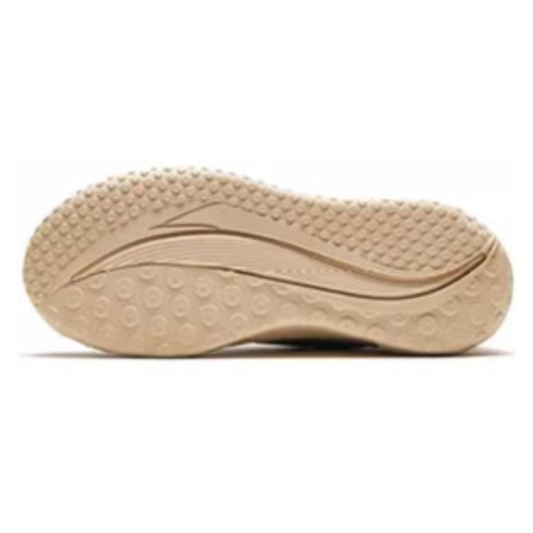 New Anta Cookie Shoes Abrasion Resistant Breathable Low Top Skateboard Shoes Men's Beige 912418072-2