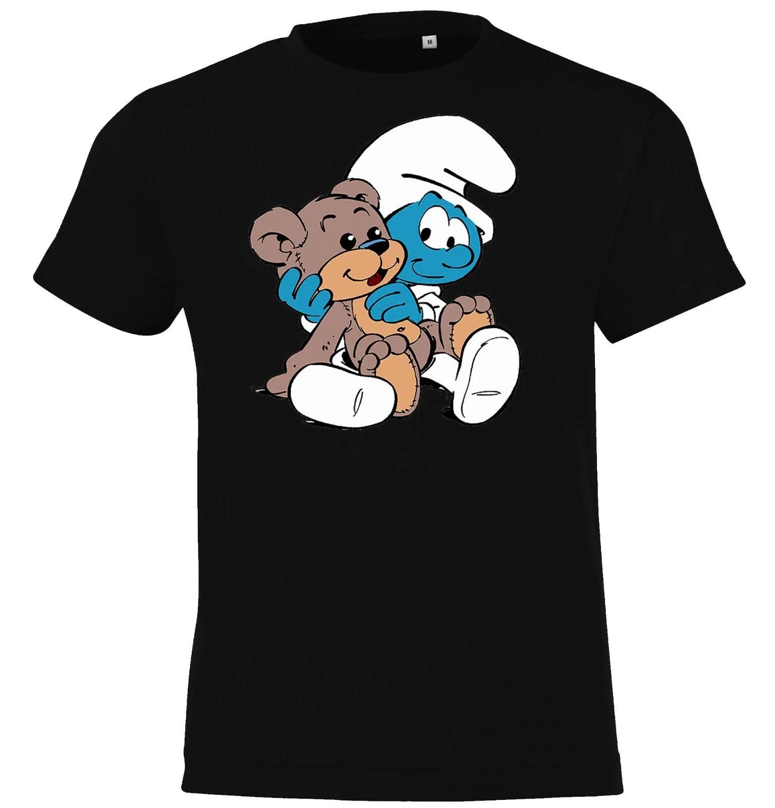 Youth Designz Baby Smurf Kids kids boys T-Shirt Print Funny Smurfs Cartoon Logo 130