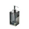European Grey Crystal Glass Lotion Bottle Mouthwash Cup Toothbrush Shelf Bathroom Accessories Luxury Crystal Toothbrush Shelf