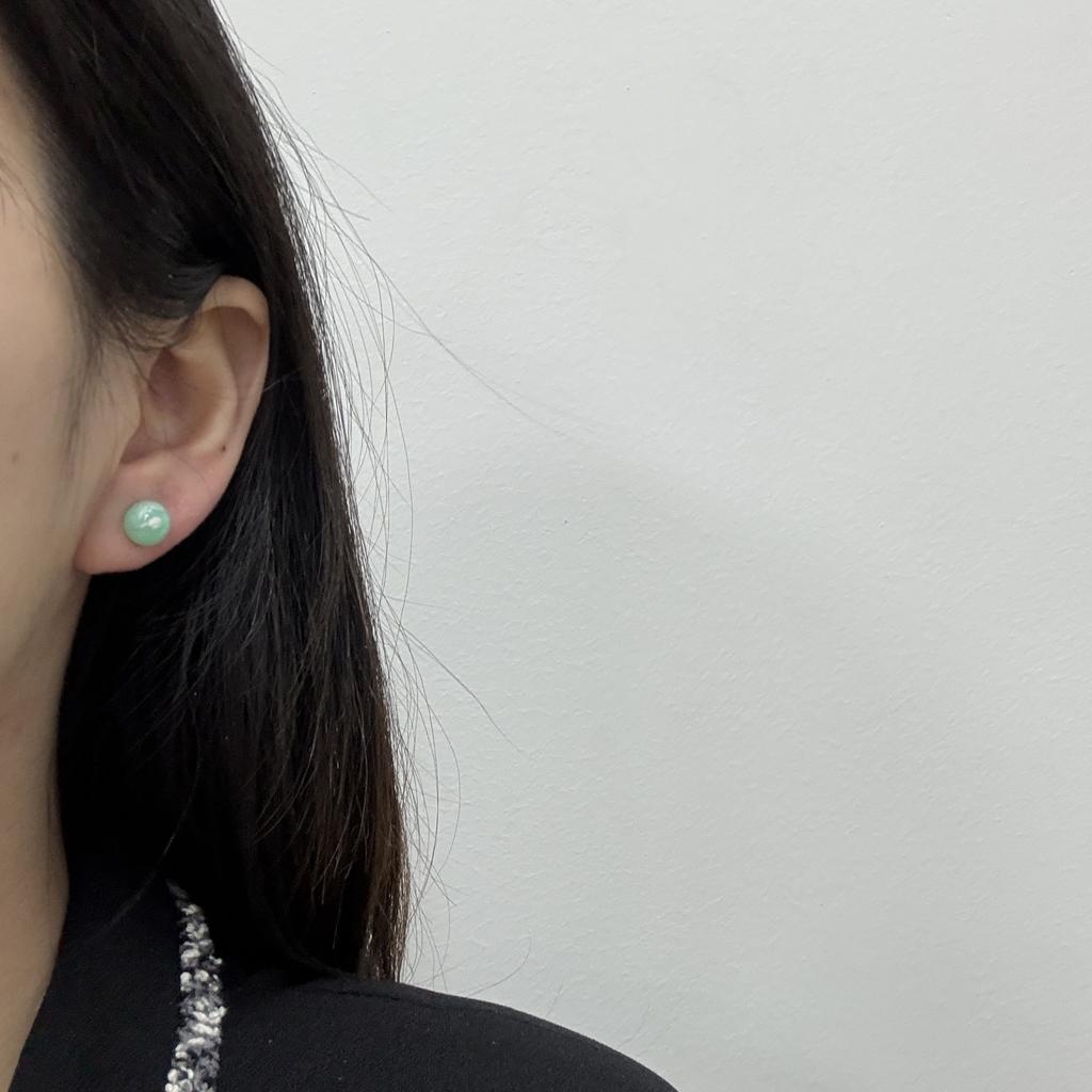 Dopamine Girl Summer Fresh Color Simple Design Sense Unique Retro Temperament Earrings Versatile Stud Earrings Niche