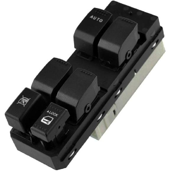 Left Window Switch 37990-64J20, Push Button, Manual, Black